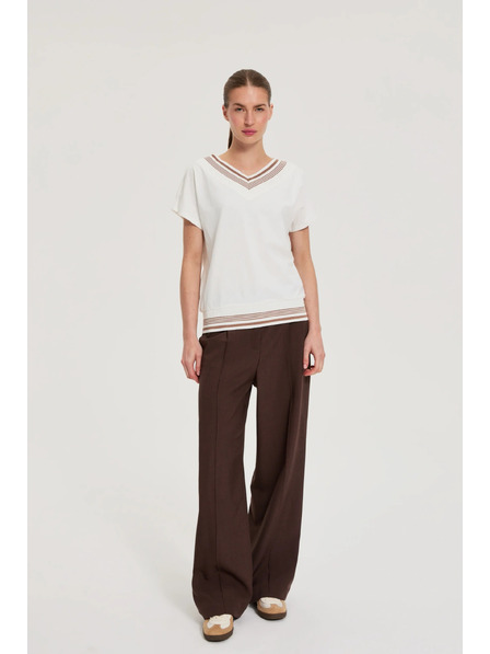 Moodo Tricou din bumbac alb Moodo