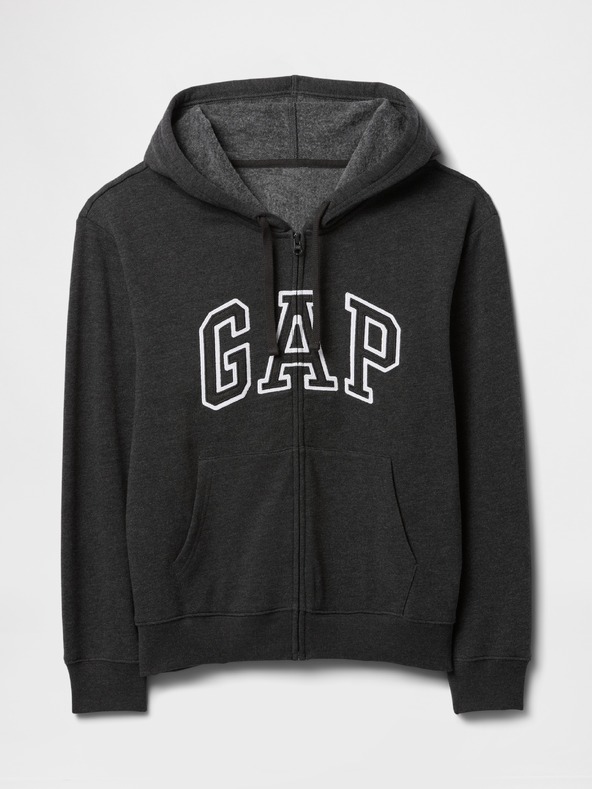 GAP Hanorac cu fermoar și logo GAP