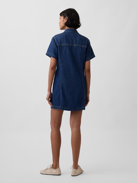 GAP Rochie mini din denim UltraSoft GAP