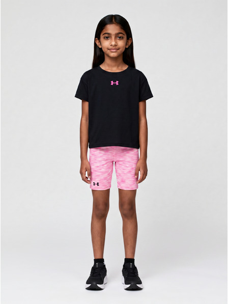 Under Armour Set pentru fete Under Armour UA TWIST BIKE SHORT SET-BLK