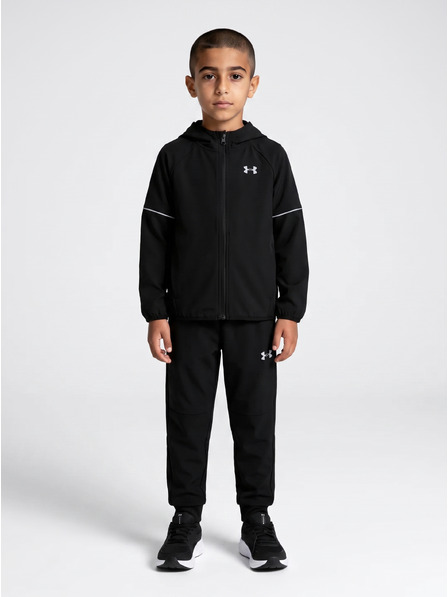 Under Armour Set băiețel Under Armour UA DOUBLE KNIT FZ SET