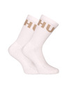 HUGO Set de trei - ciorapi HUGO înalți albi