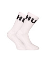 HUGO Set de trei - ciorapi HUGO înalți albi