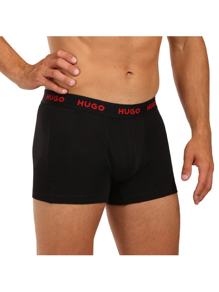 HUGO Set de trei - boxeri bărbătești HUGO multicolori