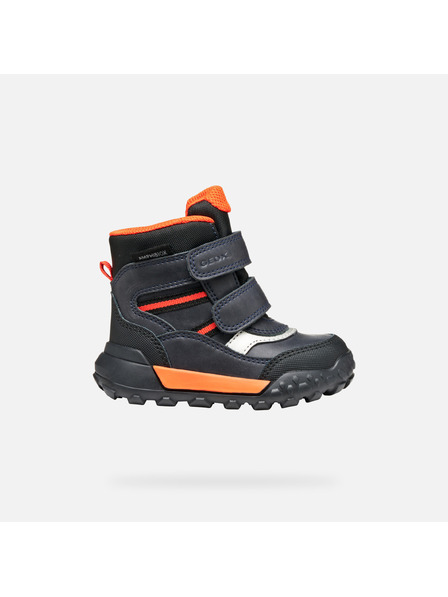 Geox Cizme de iarnă albastru închis pentru băieți Geox Trekkyup