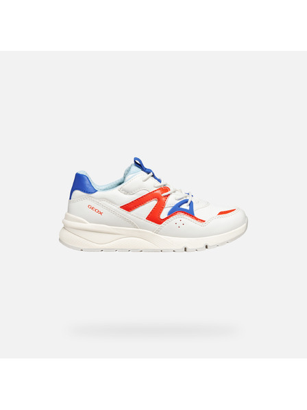 Geox Adidași albi pentru băieți Geox Rooner