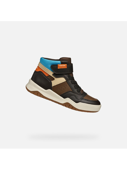 Geox Adidași maro închis pentru băieți Geox Perth