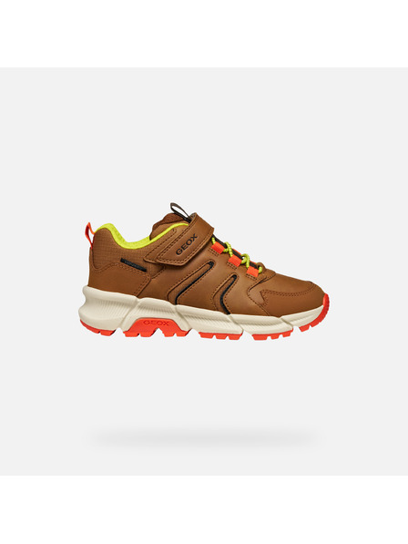 Geox Adidasi maro deschis pentru baieti Geox Flexyper Plus