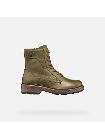 Geox Cizmă femeiască Geox Swelen culoare cachi