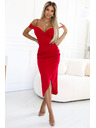 numoco Rochie midi CALLIE cu umeri goi