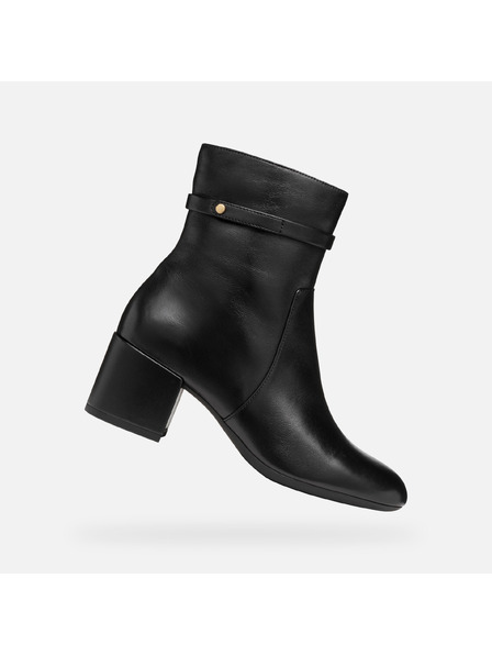 Geox Cizme de gleznă negre pentru femei Geox Eleana