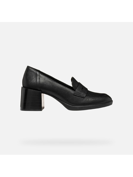 Geox Pantofi cu toc negri pentru femei Geox Walk Pleasure 55T