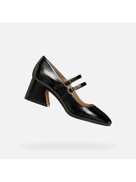 Geox Pantofi cu toc negri pentru femei Geox Kalidine
