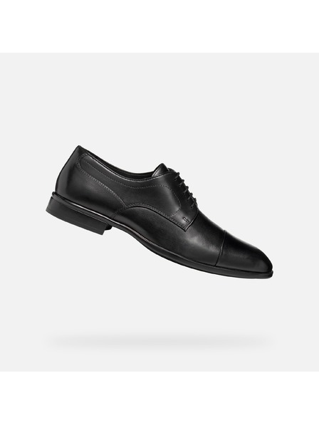 Geox Pantofi eleganti negri pentru bărbați Geox Thalos