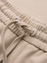 Ombre Clothing Pantaloni chino din vâscoză pentru bărbați cu elastic la talie – bej V3 OM-PACP-0306 Ombre Clothing
