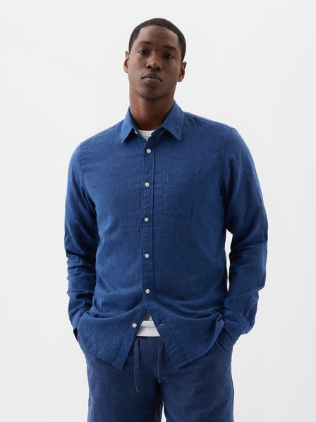 GAP Cămașă Standard Fit din amestec de in GAP