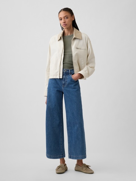 GAP Blugi High Rise Wide-Leg Crop GAP