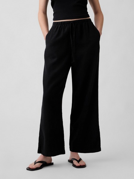 GAP Pantaloni Wide-Leg din amestec de in GAP