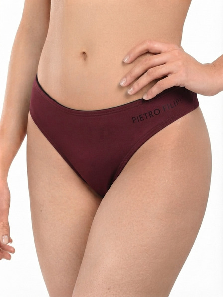 Pietro Filipi Costum de baie menstrual pentru femei Pietro Filipi Femme talie joasă heavy roșu partea de jos