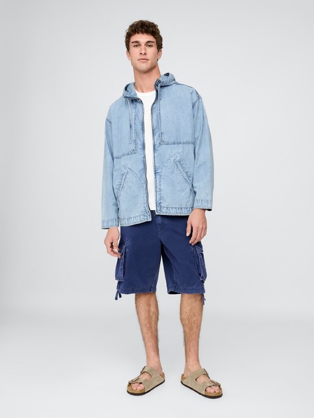 GAP Jachetă oversize din denim Ripstop GAP