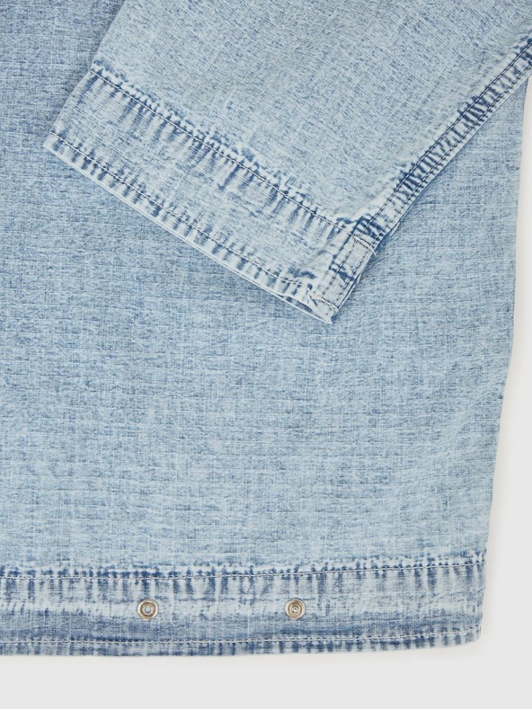 GAP Jachetă oversize din denim Ripstop GAP