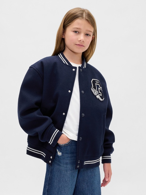 GAP Jachetă bomber pentru copii cu logo GAP