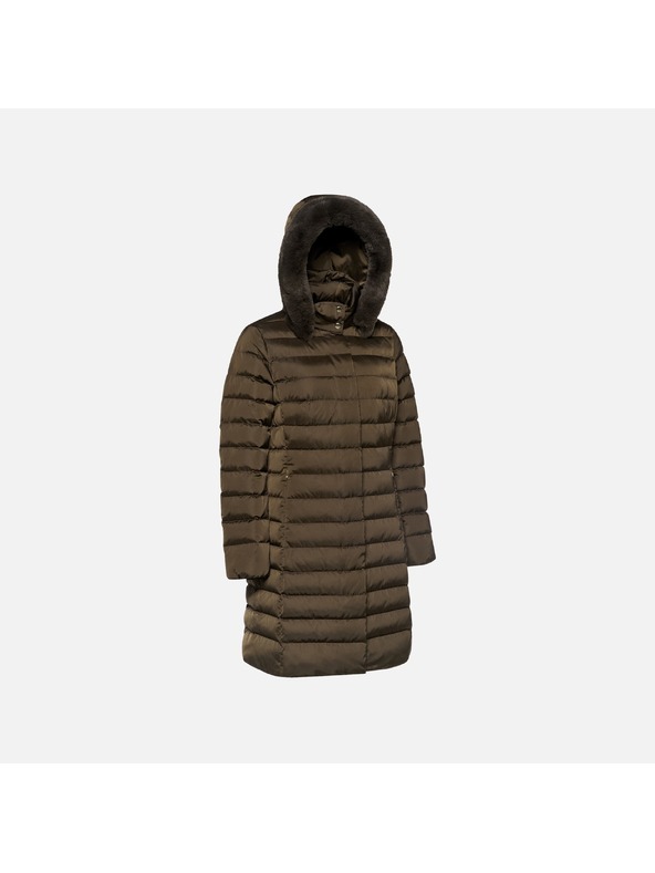 Geox Geox Bettanie jachetă cu puf pentru femei khaki