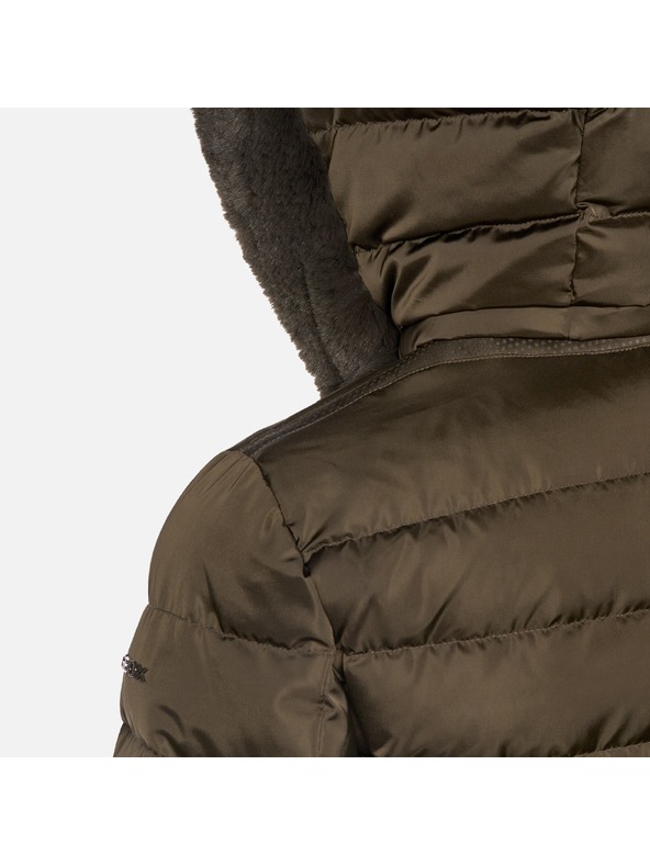 Geox Geox Bettanie jachetă cu puf pentru femei khaki