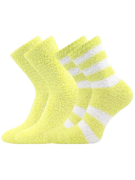BOMA Set de două - șosete Boma acasă galbene (Światlana-yellow)
