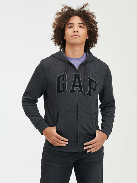 GAP Hanorac cu fermoar și logo GAP
