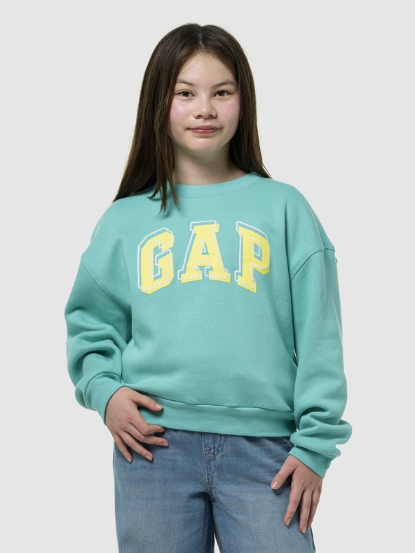 GAP Hanorac oversize pentru copii cu logo GAP