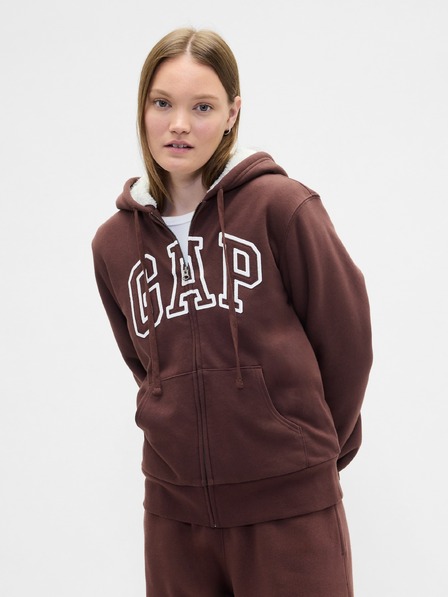 GAP Hanorac sherpa căptușit cu logo GAP