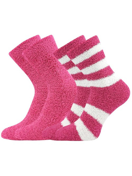 BOMA Set de două - șosete Boma acasă roz (Svetlana-magenta)
