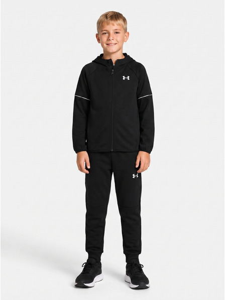 Under Armour Set băiețel Under Armour UA DOUBLE KNIT FZ SET
