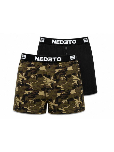 Nedeto Set de două - chiloți Nedeto multicolor pentru bărbați