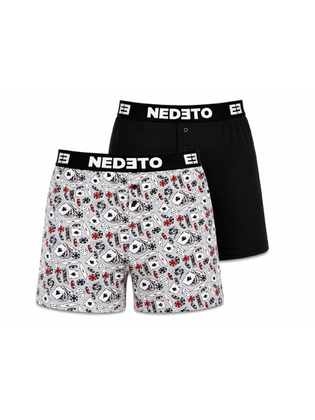 Nedeto Set de două - chiloți Nedeto multicolor pentru bărbați