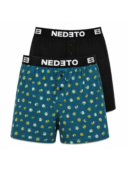 Nedeto Set de două - chiloți Nedeto multicolor pentru bărbați