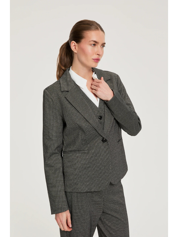 Moodo Blazer unilateral gri Moodo