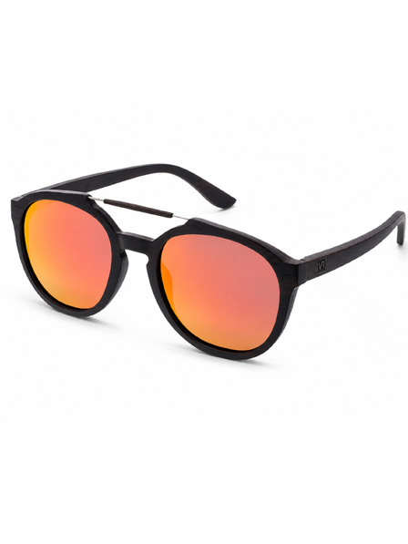 VEYREY Ochelari de soare VeyRey Wooden Polarized Oval Maple Red