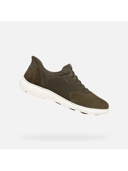 Geox Pantofi sport bărbătești kaki Geox Nebula 2.0 Plus Fast in