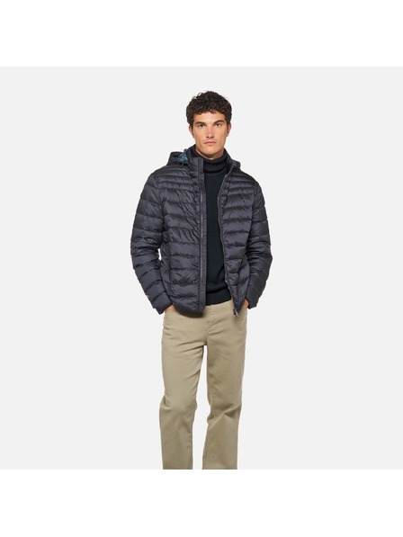 Geox Dark Blue Jachetă pentru bărbați Geox Warrens Down