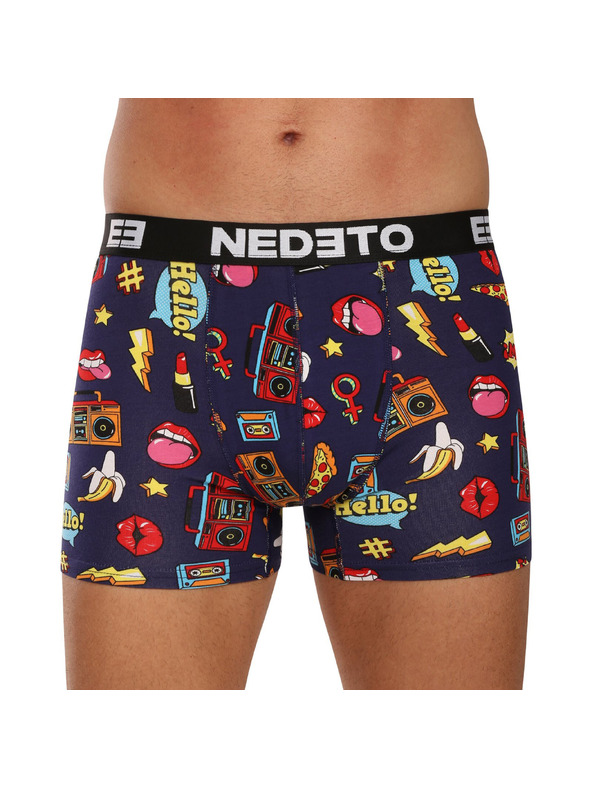 Nedeto Set de doi - boxeri bărbătești Nedeto multicolori