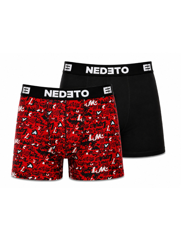 Nedeto Set de doi - boxeri bărbătești Nedeto multicolori