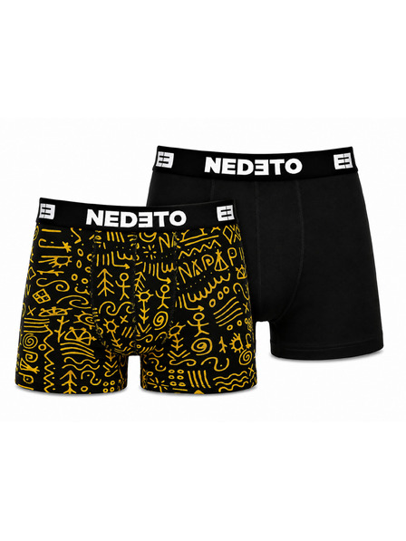 Nedeto Set de doi - boxeri bărbătești Nedeto multicolori
