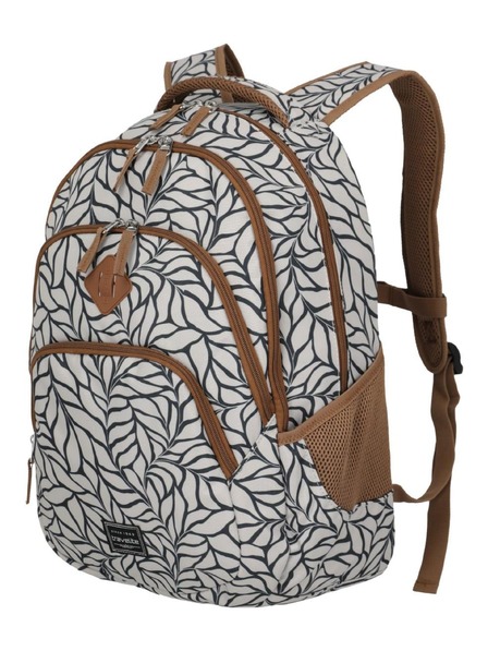 Travelite Rucsac Travelite Basics Backpack Print Off-White