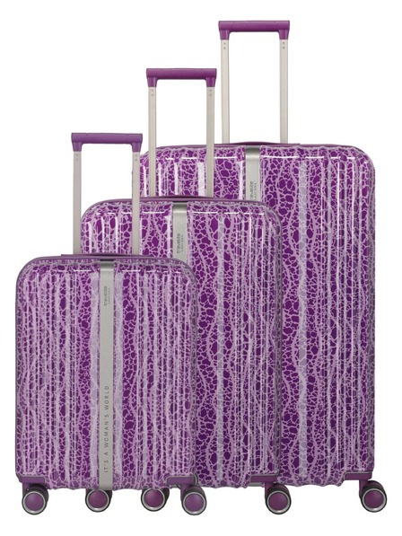 Travelite Set de valize de călătorie Travelite Lascana Edition S,M,L Plum