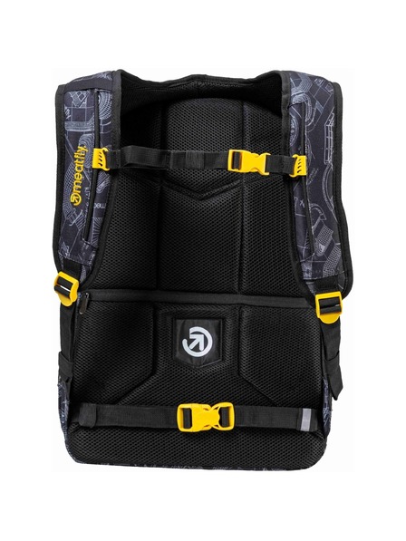 Meatfly Rucsac Meatfly Exile Blueprint Black 24 L