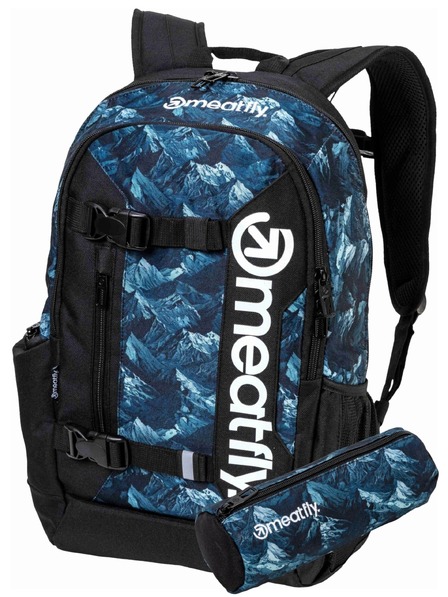 Meatfly Rucsac Meatfly Basejumper Green Mountains 22 L