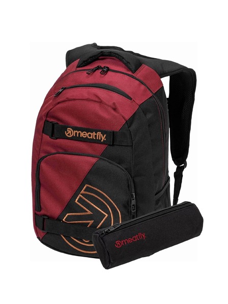 Meatfly Rucsac Meatfly Exile Red Brown 24 L