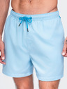 Ombre Clothing Pantaloni de baie bărbătești din țesătură cu suprafață mată – albastru deschis V5 OM-SRSS-0216 Ombre Clothing